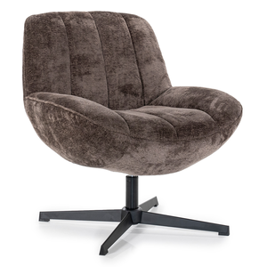 Draaifauteuil Dionne bruin
