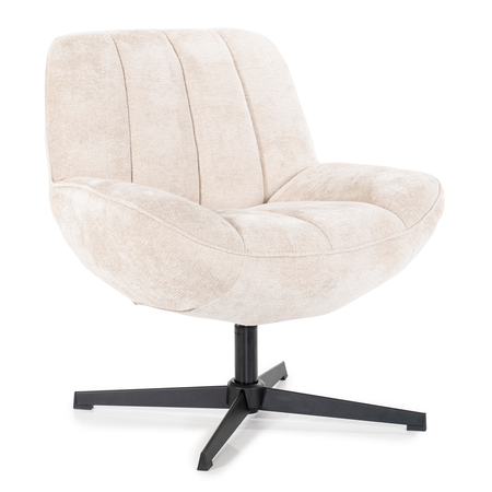 Draaifauteuil Dionne beige