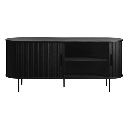 Dressoir Barber zwart 180 cm