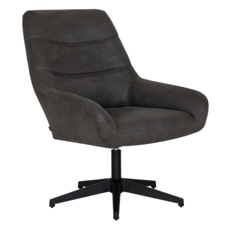 Draaifauteuil Coen antraciet