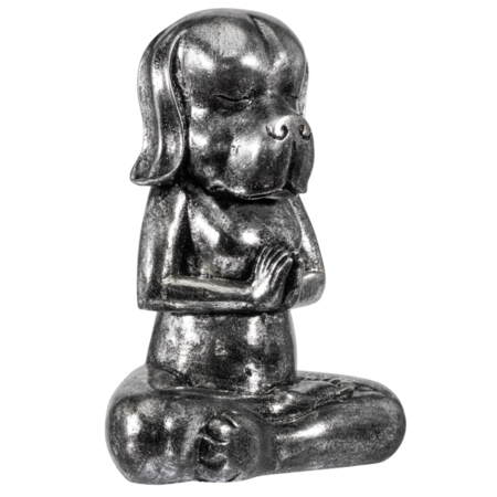 So True by Troubadour Yoga hond vintage zilver