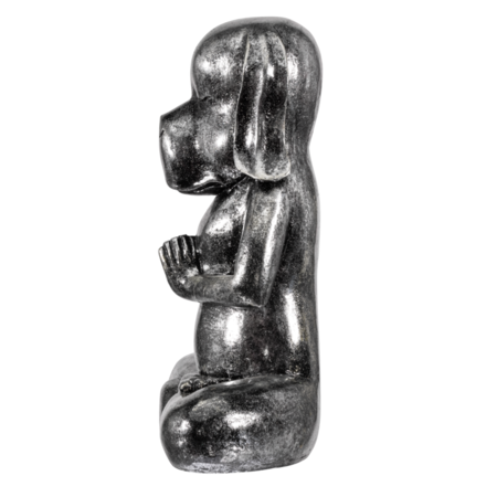 So True by Troubadour Yoga hond vintage zilver