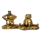 So True by Troubadour Yoga Kikkers vintage goud, set van 2