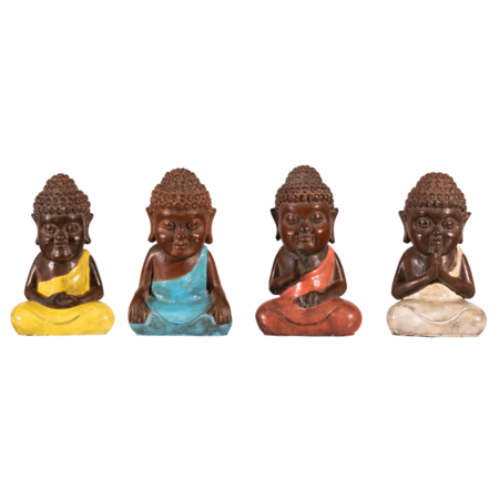 So True by Troubadour Buddha Thailand Meditatie, set van 4