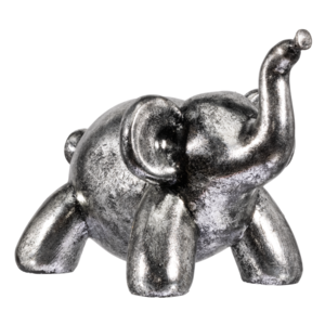Ballon Olifant vintage zilver