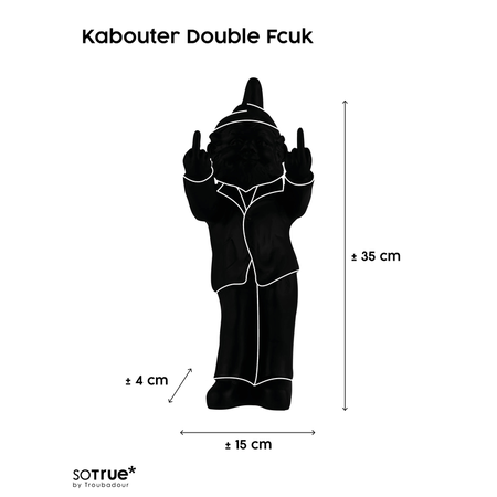 So True by Troubadour Kabouter Double Fcuk mat zilver