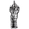 So True by Troubadour Kabouter Double Fcuk vintage zilver