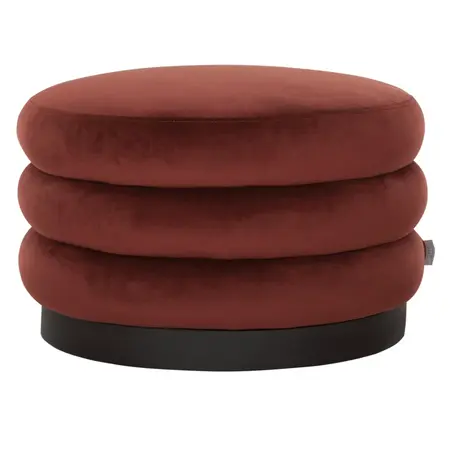 So True by Troubadour Poef Ring Ring wijnrood large