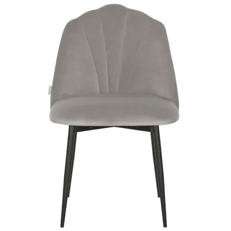 So True by Troubadour Eetkamerstoel Rivoli velvet lichtgrijs