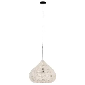 Hanglamp Macrame conisch