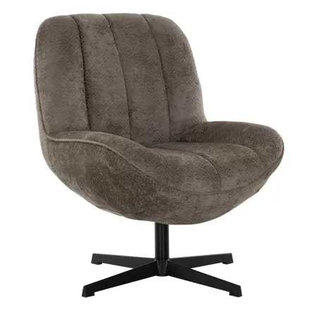Draaifauteuil Zoey taupe