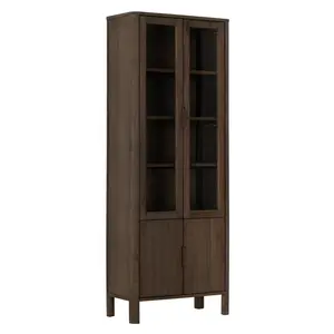 Vitrinekast Forte bruin