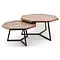 Salontafel Octavia naturel, set van 2