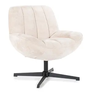Draaifauteuil Dionne beige