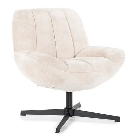 Draaifauteuil Dionne beige