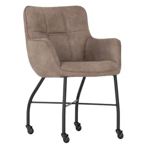 Eetkamerstoel Max taupe