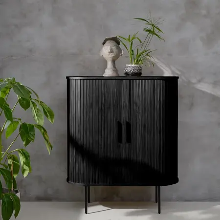 Bergkast Barber zwart