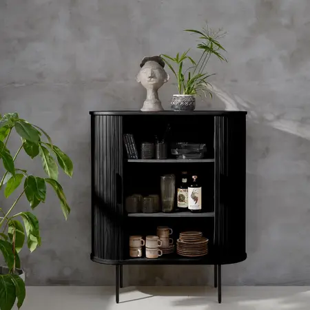 Bergkast Barber zwart