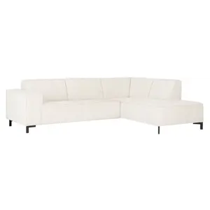 Loungebank Romy boucle wit