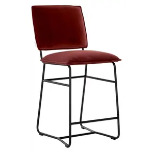 Counterkruk Icone velvet wijnrood