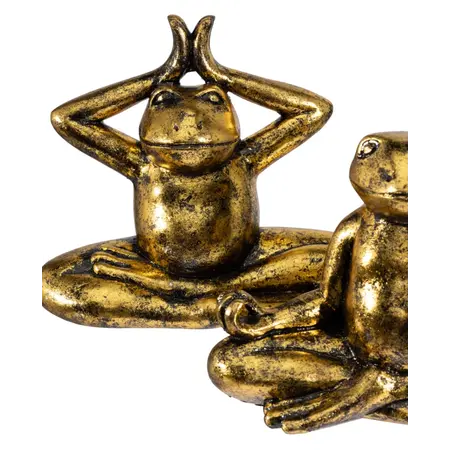 So True by Troubadour Yoga Kikkers vintage goud, set van 2