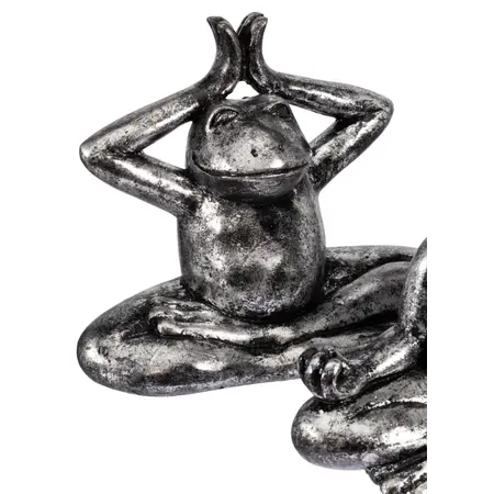 So True by Troubadour Yoga Kikkers vintage zilver, set van 2