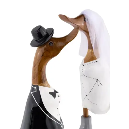 So True by Troubadour Bruid en Bruidegom Duck, set van 2