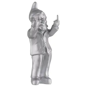 Kabouter Double Fcuk mat zilver