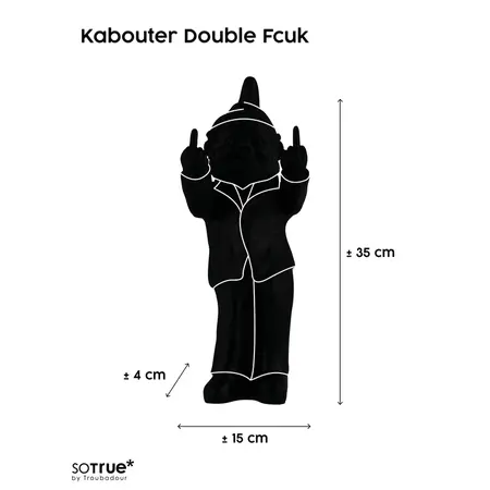 So True by Troubadour Kabouter Double Fcuk mat zilver