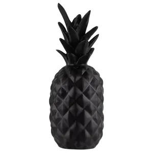 Ananas vintage mat zwart