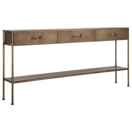 PTMD Collection Sidetable Hampton large gold