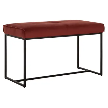 So True by Troubadour Eetkamerbank Mirage velvet wijnrood