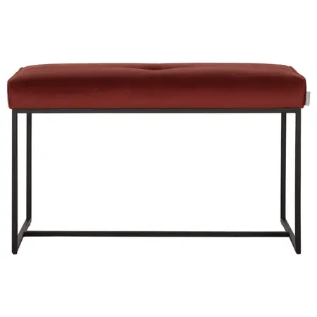 So True by Troubadour Eetkamerbank Mirage velvet wijnrood