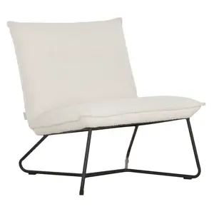 Fauteuil Lotus boucle naturel