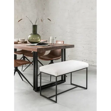 So True by Troubadour Eetkamerbank Mirage rib naturel