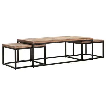 So True by Troubadour Salontafel Parket naturel, set van 3