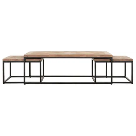 So True by Troubadour Salontafel Parket naturel, set van 3