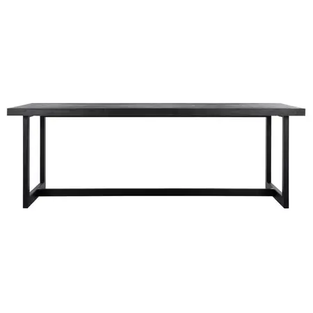 So True by Troubadour Eettafel Parket zwart 225 cm