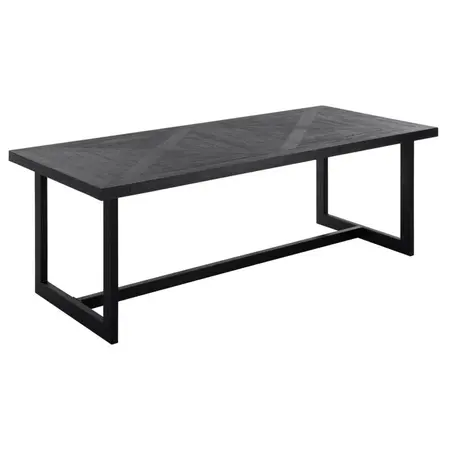 So True by Troubadour Eettafel Parket zwart 225 cm