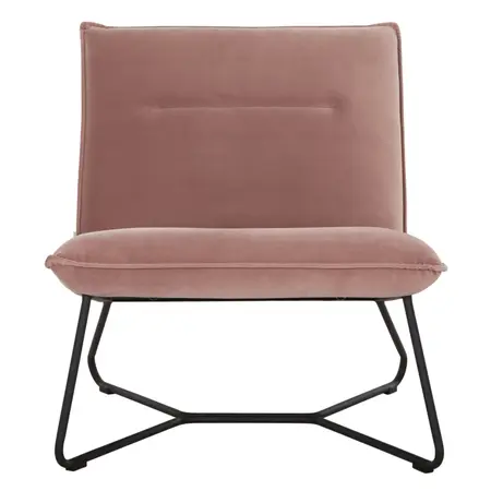 So True by Troubadour Fauteuil Lotus velvet roze