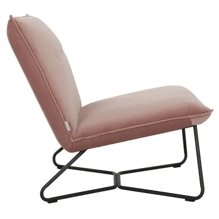 So True by Troubadour Fauteuil Lotus velvet roze