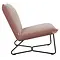 So True by Troubadour Fauteuil Lotus velvet roze