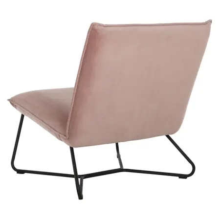 So True by Troubadour Fauteuil Lotus velvet roze