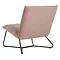 So True by Troubadour Fauteuil Lotus velvet roze