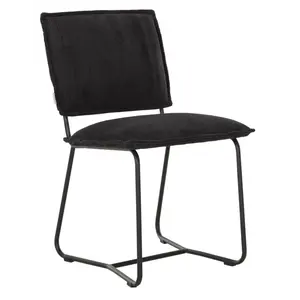 Eetkamerstoel Icone rib donkergrijs