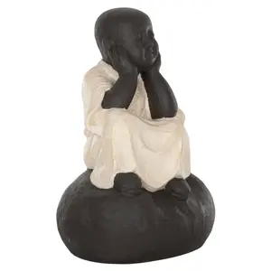 Dreaming Monk op een rots