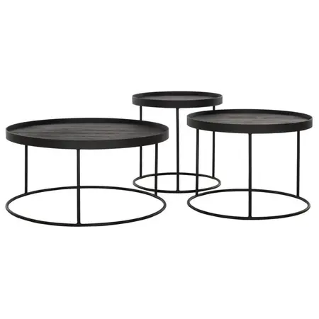 So True by Troubadour Salontafel Rondo zwart large