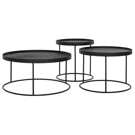 So True by Troubadour Salontafel Rondo zwart small