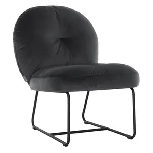Must Living fauteuil Bouton donkergrijs