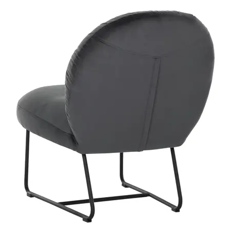 Must Living Must Living fauteuil Bouton donkergrijs